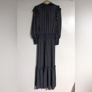 Maxi dress with floral detail